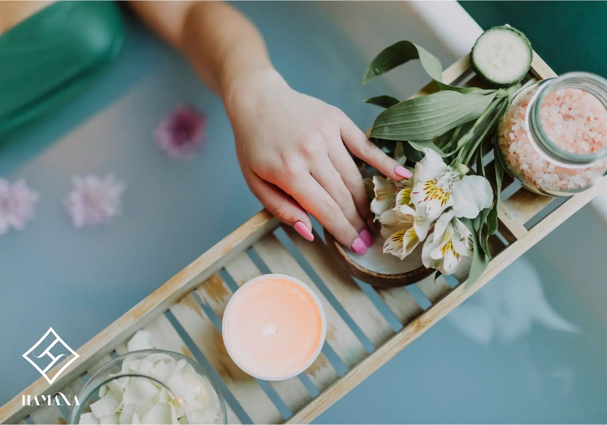 طرز استفاده از نمک بدن (نمک حمام) بدون وان و حوضچه