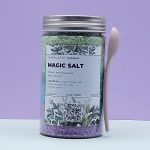 نمک حمام Magic Salt با پشت زمینه بنفش