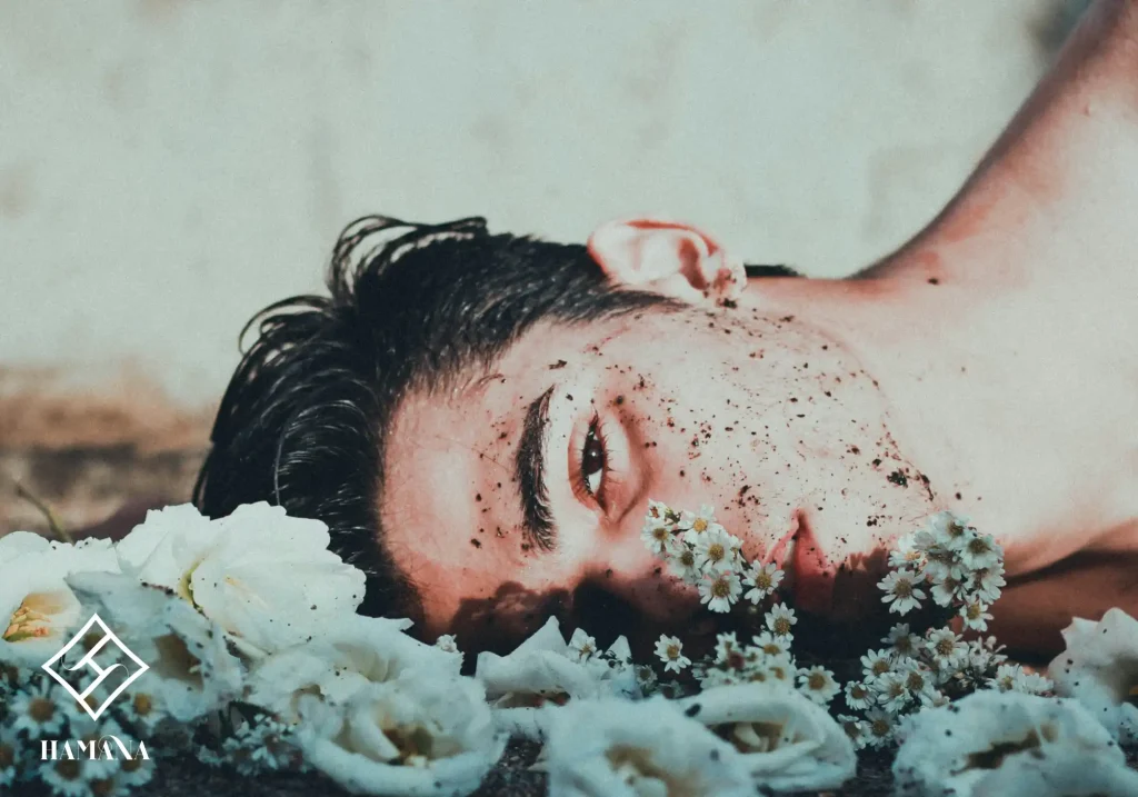 پسری با مشکلات پوستی