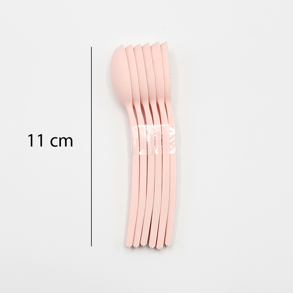 قاشق پیمانه های 11 سانتی متری مانترا بسته 6 عددی